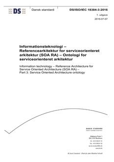 DANSK DS/ISO/IEC 18384-3