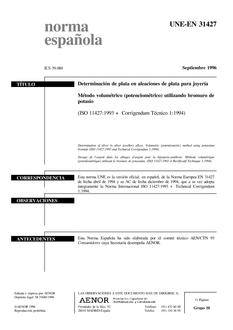 AENOR UNE-EN 31427