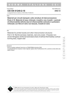 CEI EN 61249-2-18