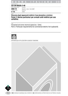 CEI EN 60335-2-49