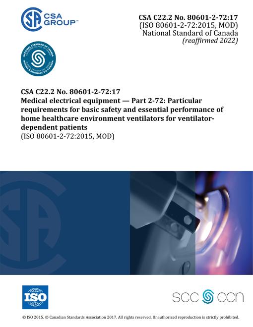 CAN/CSA C22.2 NO. 80601-2-72:17 (R2022)