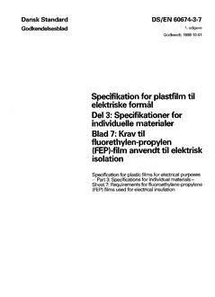 DANSK DS/EN 60674-3-7