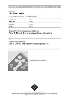 CEI EN 61988-4
