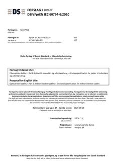 DANSK DSF/FPREN IEC 60794-6