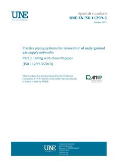 AENOR UNE-EN ISO 11299-3