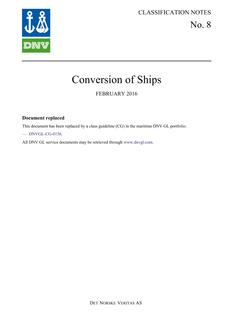 DNV DNV CLASSIFICATION NOTES 8