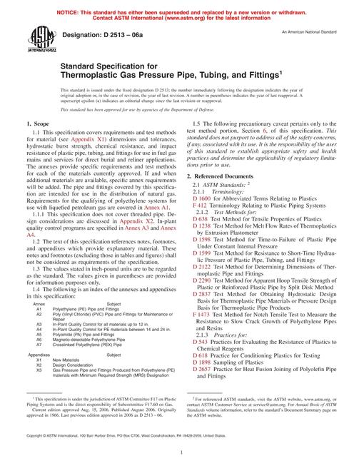 ASTM D2513-06