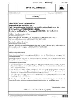 DIN EN ISO /ASTM 52926-5 - DRAFT