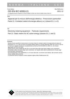 CEI EN IEC 62053-21