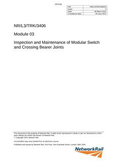 NR NR/L3/TRK/3406/03 ISSUE 2