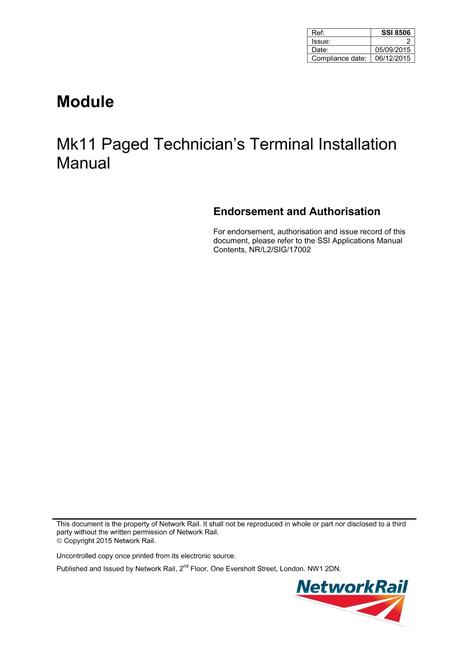 NR SSI8506 ISSUE 2