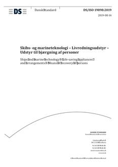 DANSK DS/ISO 19898