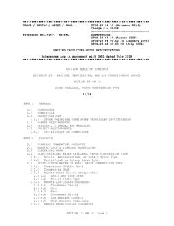 NAVY UFGS-23 64 10