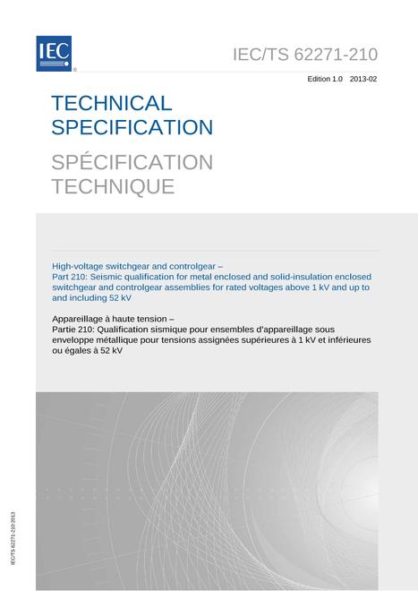 IEC/TS 62271-210 Ed. 1.0 b:2013