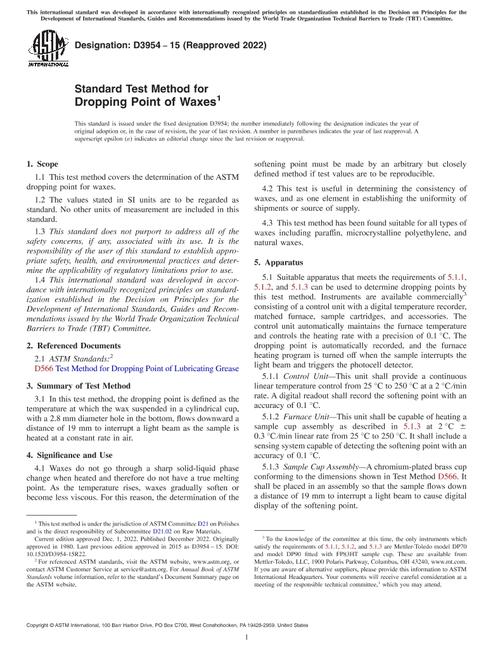 ASTM D3954-15(2022)