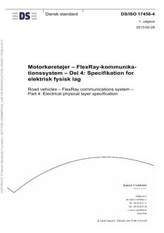 DANSK DS/ISO 17458-4