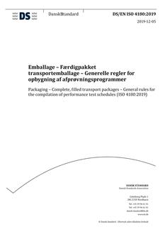 DANSK DS/EN ISO 4180
