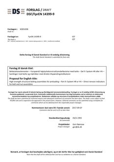 DANSK DSF/FPREN 14399-9