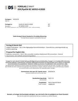 DANSK DSF/FPREN IEC 60352-4