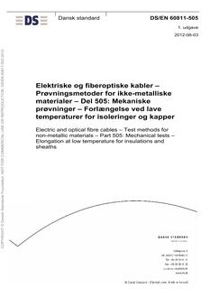 DANSK DS/EN 60811-505