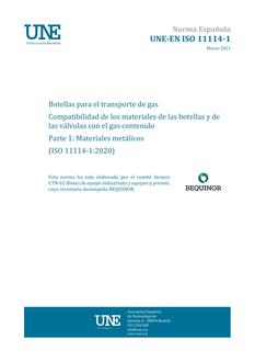 AENOR UNE-EN ISO 11114-1