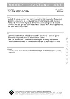 CEI EN 50267-2-3