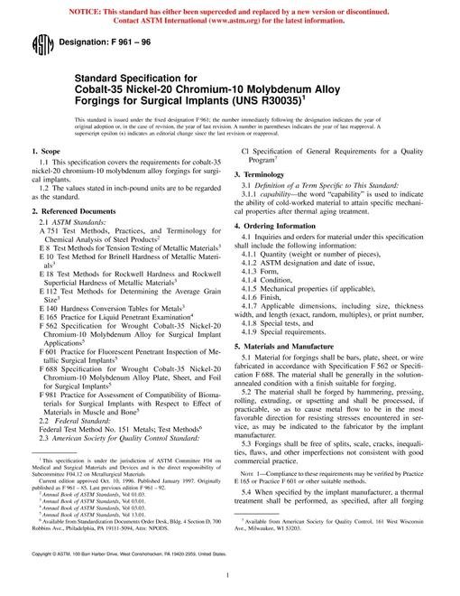 ASTM F961-96