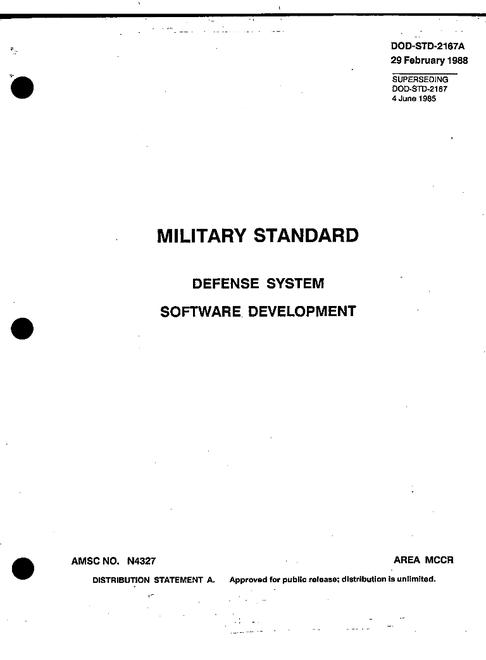 DOD DOD-STD-2167A