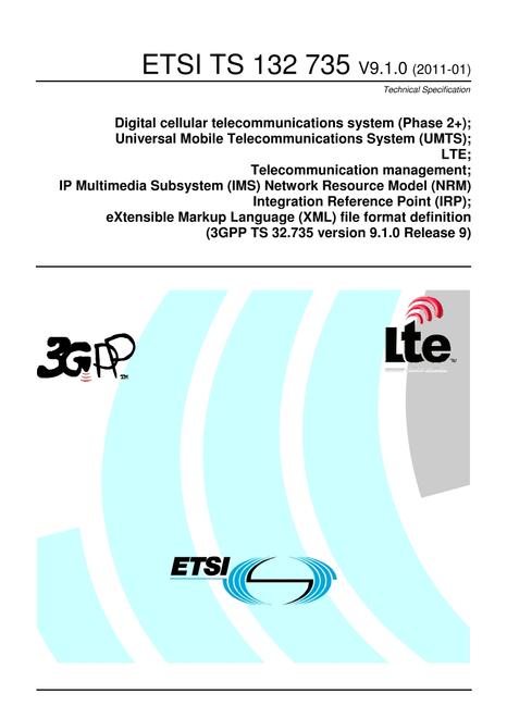 ETSI TS 132 735