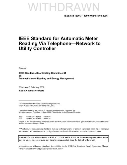 IEEE 1390.3-1999