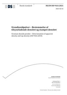 DANSK DS/EN ISO 9161