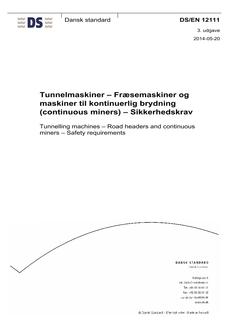DANSK DS/EN 12111
