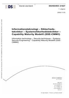 DANSK DS/ISO/IEC 21827