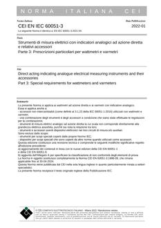 CEI EN IEC 60051-3