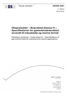 DANSK DS/ISO 4261