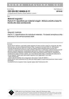 CEI EN IEC 60404-8-11