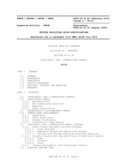 ARMY UFGS-08 60 45