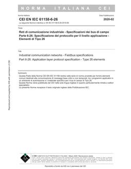 CEI EN IEC 61158-6-26
