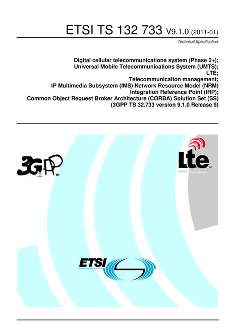 ETSI TS 132 733