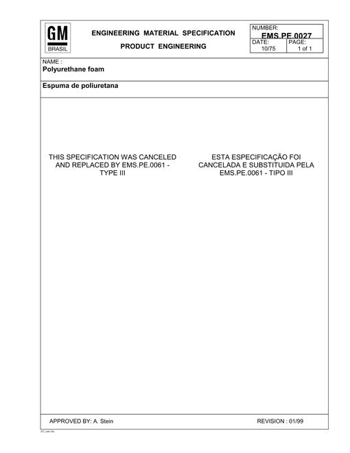 GMSA EMS.PE.0027