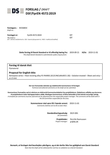 DANSK DSF/FPREN 4572