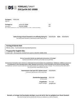 DANSK DSF/PREN ISO 10088