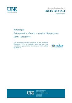AENOR UNE-EN ISO 11541
