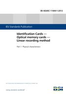 BS ISO/IEC 11694-1:2012
