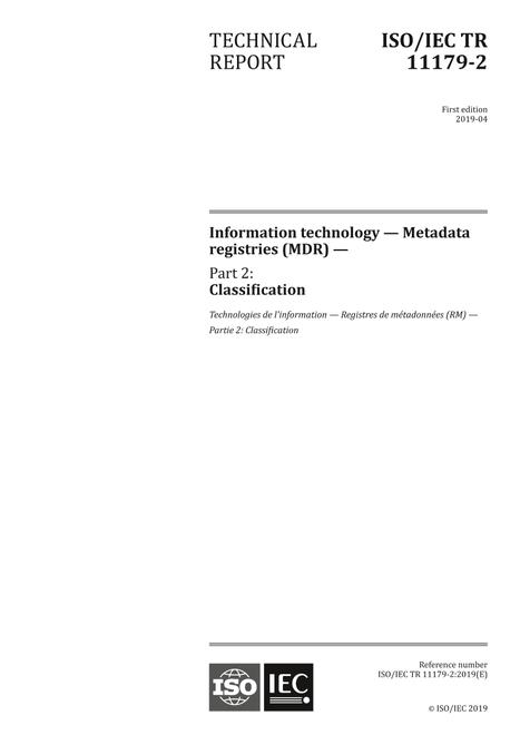 ISO/IEC TR 11179-2:2019