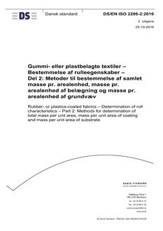 DANSK DS/EN ISO 2286-2