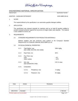 FORD WSS-M99C126-A1