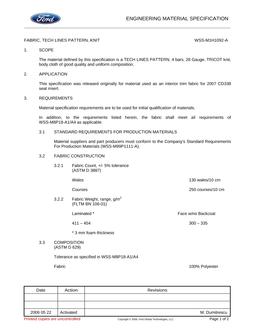 FORD WSS-M1H1092-A