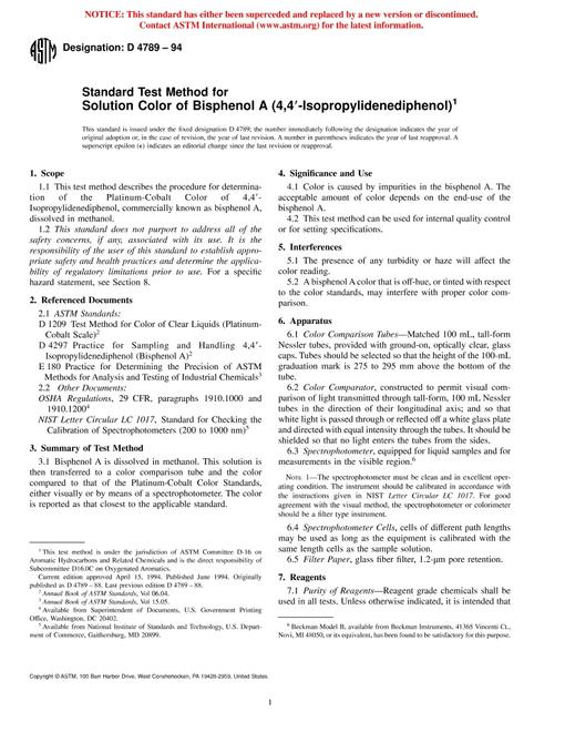 ASTM D4789-94