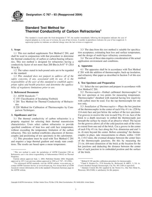 ASTM C767-93(2004)